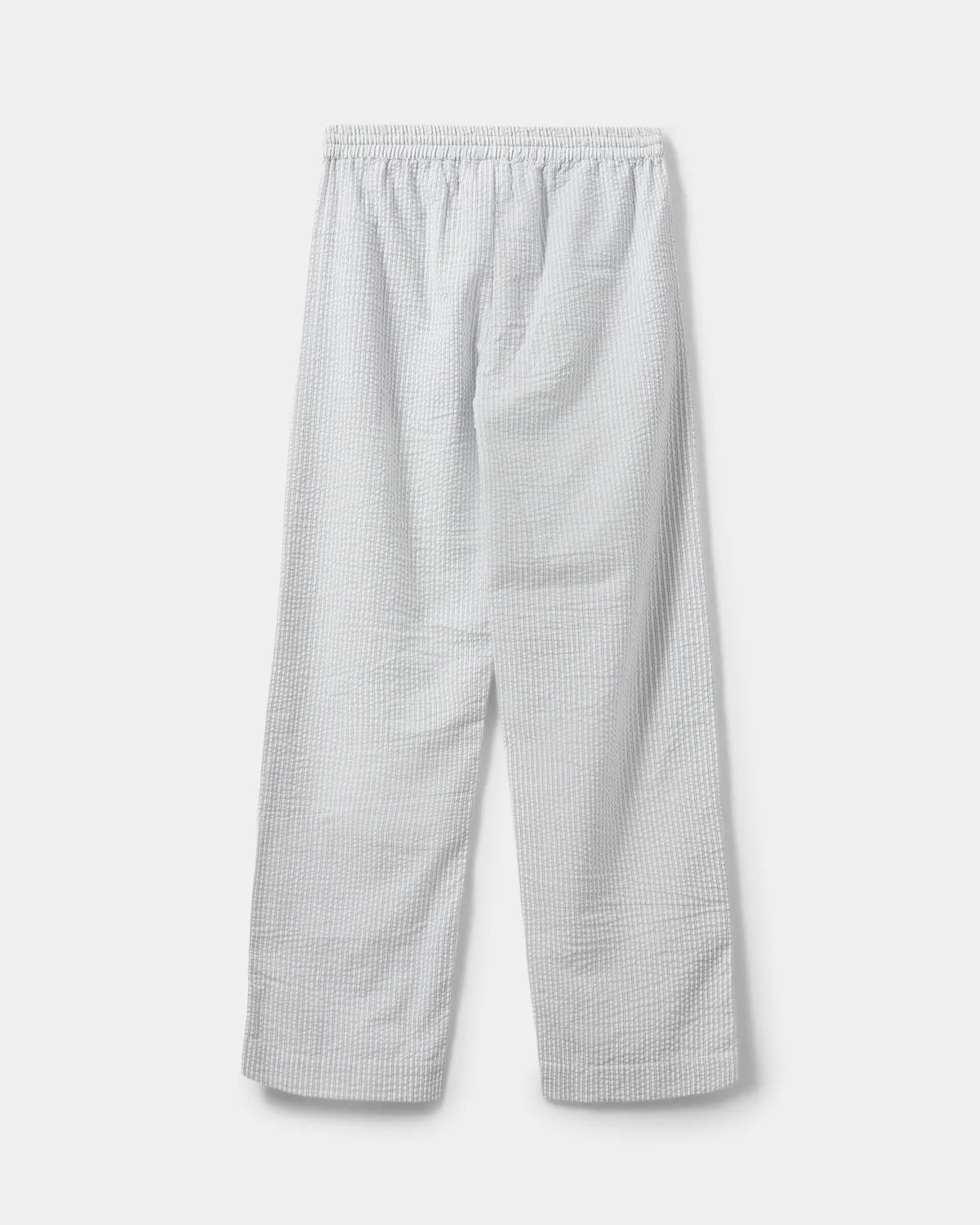 ABIGAILESW TROUSERS - Antique White w Blue