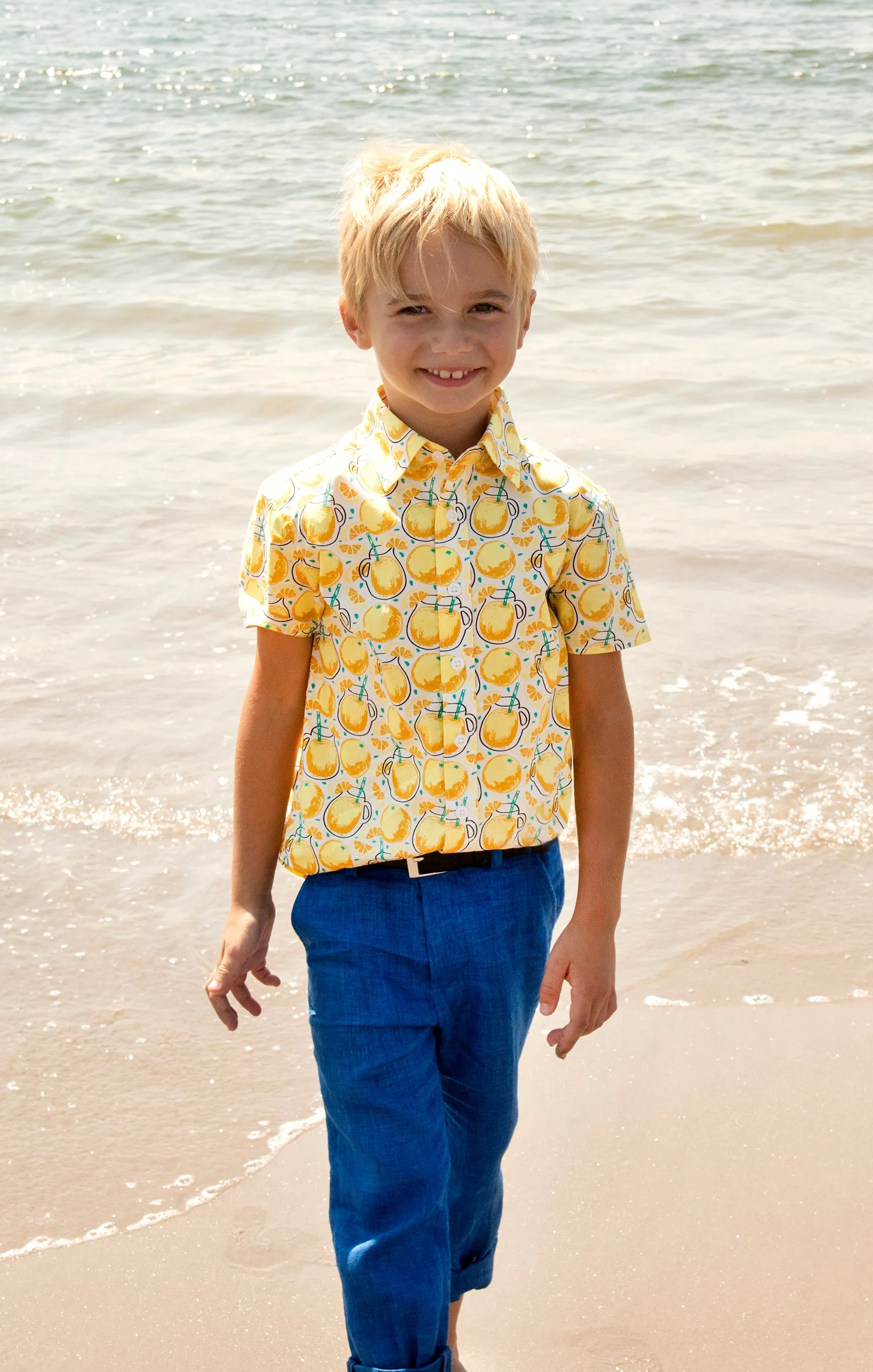 APP Lemonade Day Party Button Down Shirt