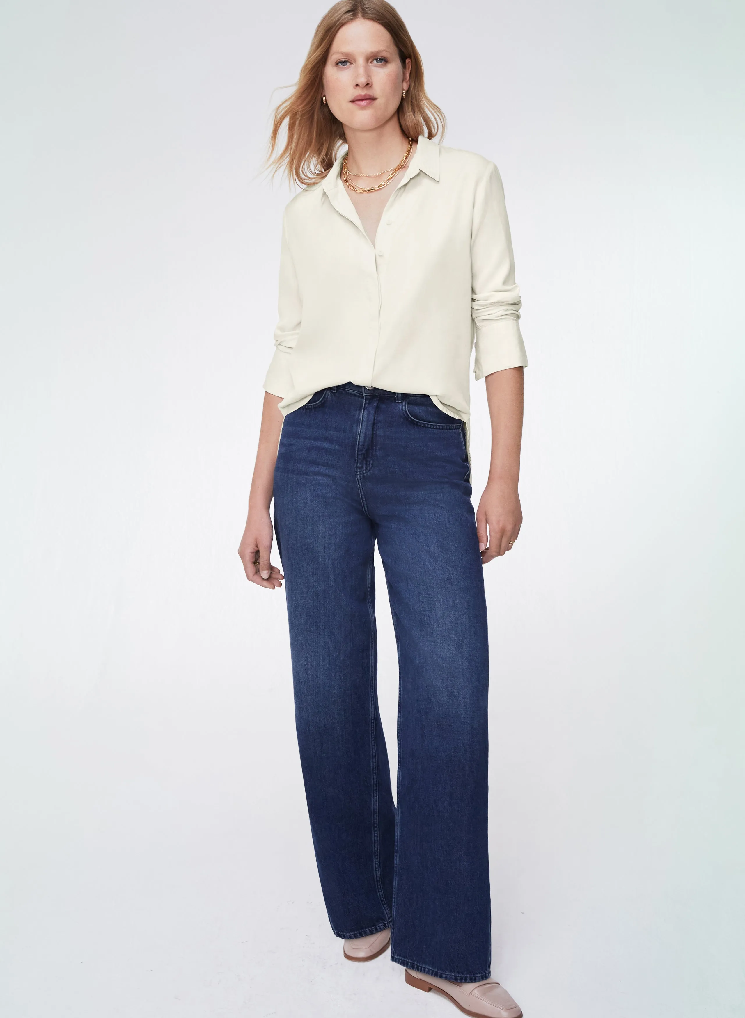 Baukjen Organic Wide Leg jeans