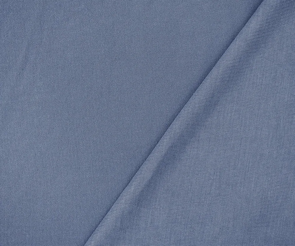 Blue Washed Modal Poly Stretch Spandex Jersey Knit Fabric