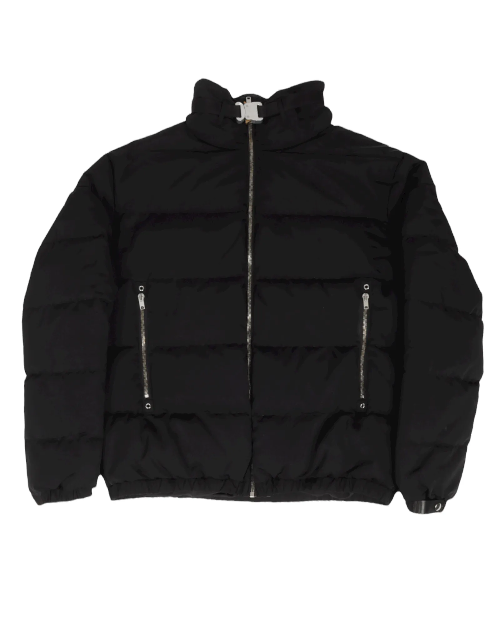 Buckle Collar Puffer Jacket