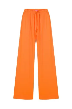 CAMELLIA ORANGE LOOSE FIT PANTS