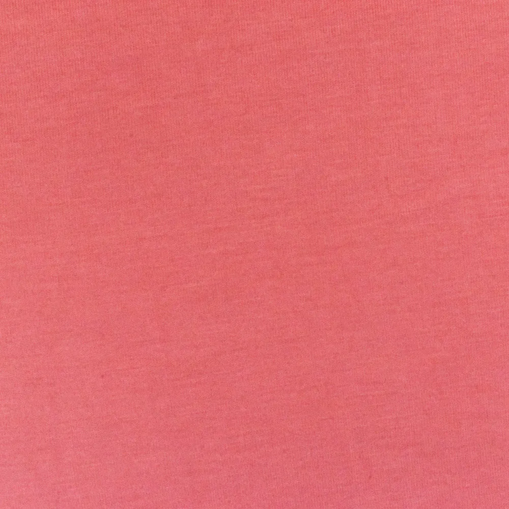 Coral Pink Solid Stretch Spandex Bamboo Jersey Knit Fabric