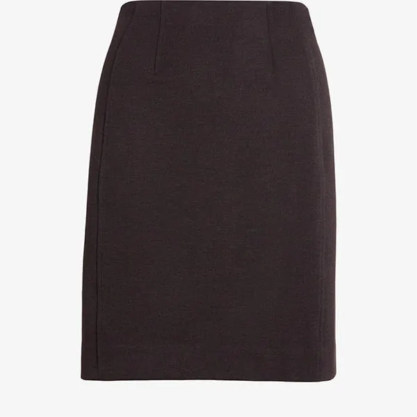 Crosby Skirt - Textured Ponte :: Lava