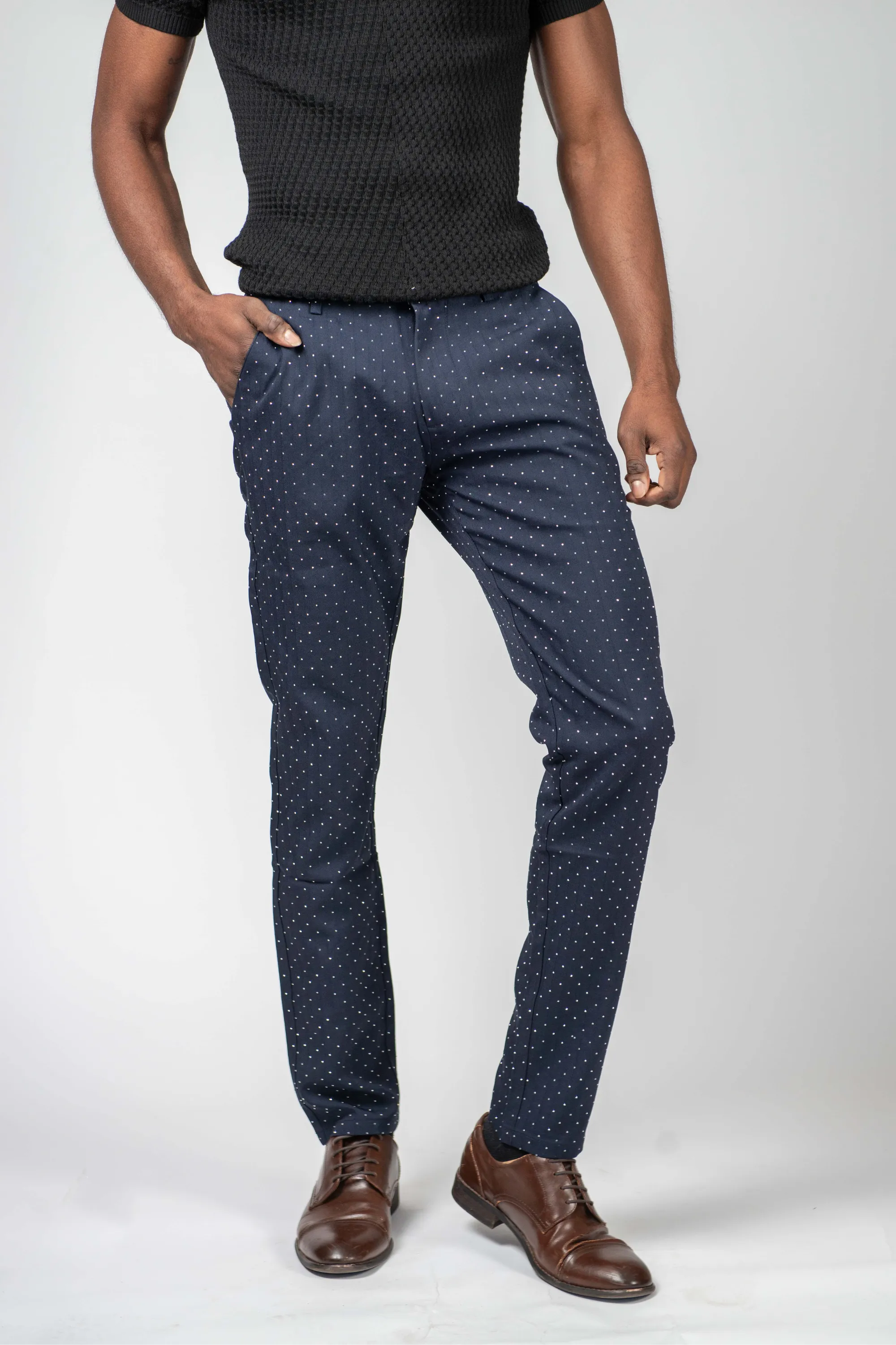 Diamond Pants-Navy