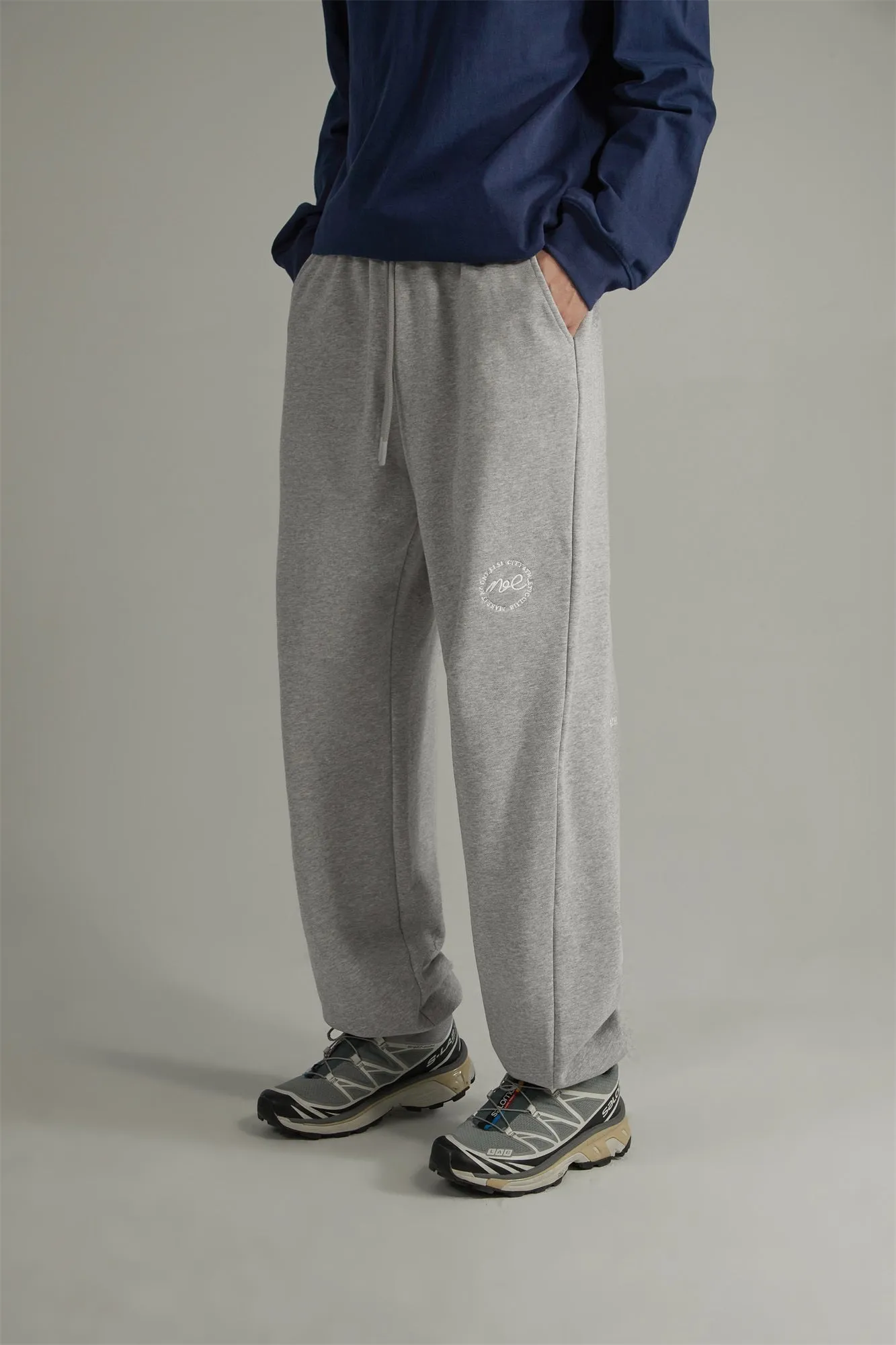 Embroidered Loose Fit Jogger Sweatpants