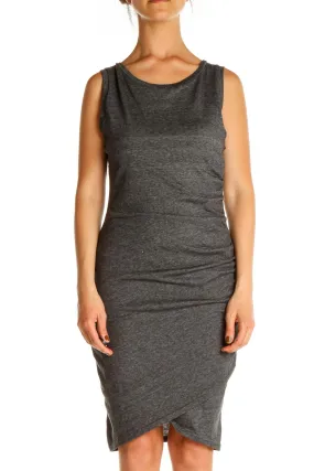 Gray Day Sheath Dress