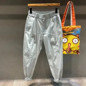 Loose Solid Color Baggy Pants