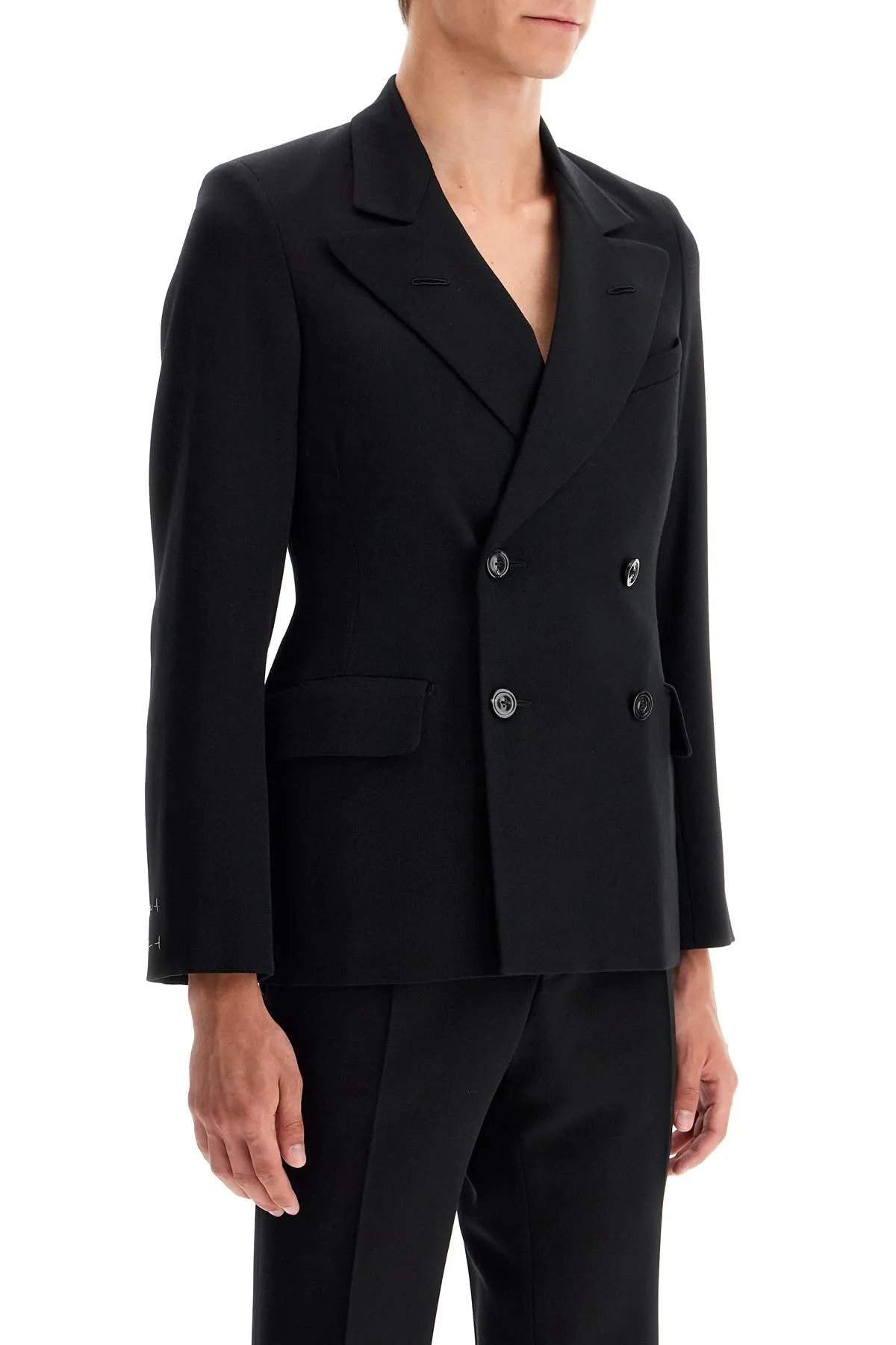 Maison Margiela Slim-Fit Wool Jacket With A Fitted Waist