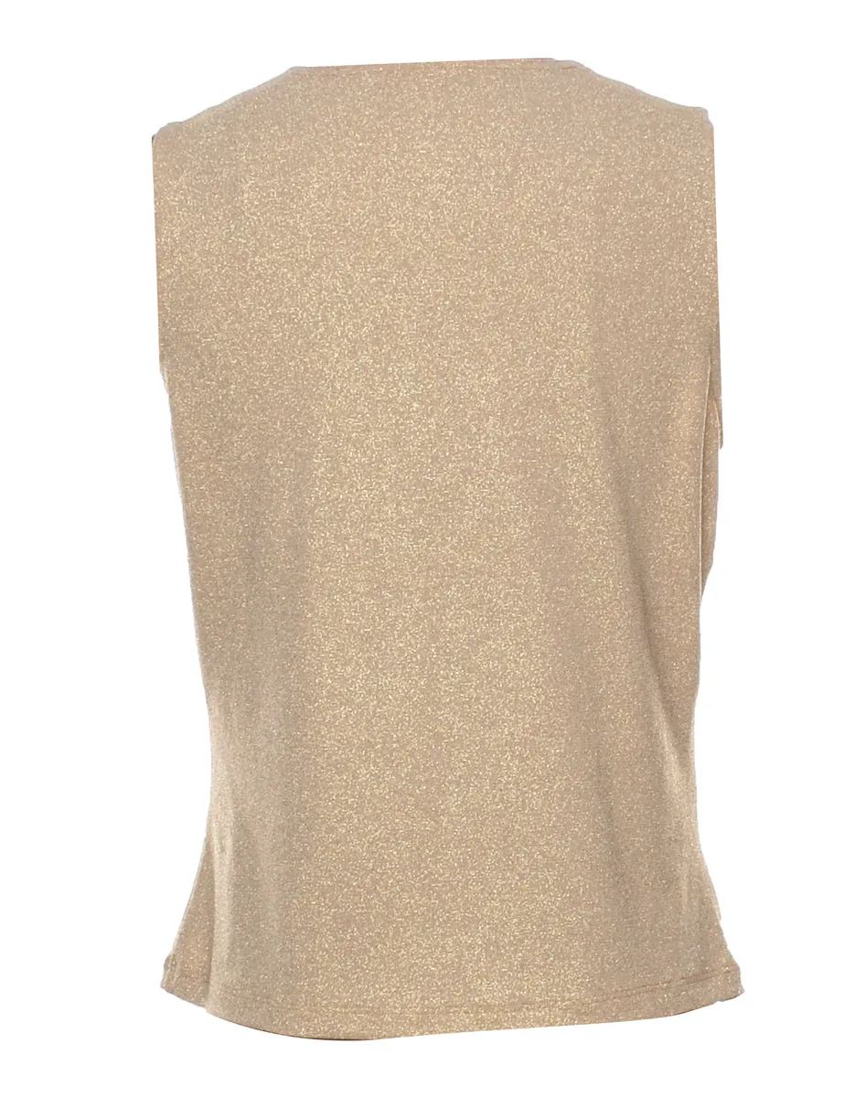 Metallic Evening Top - M