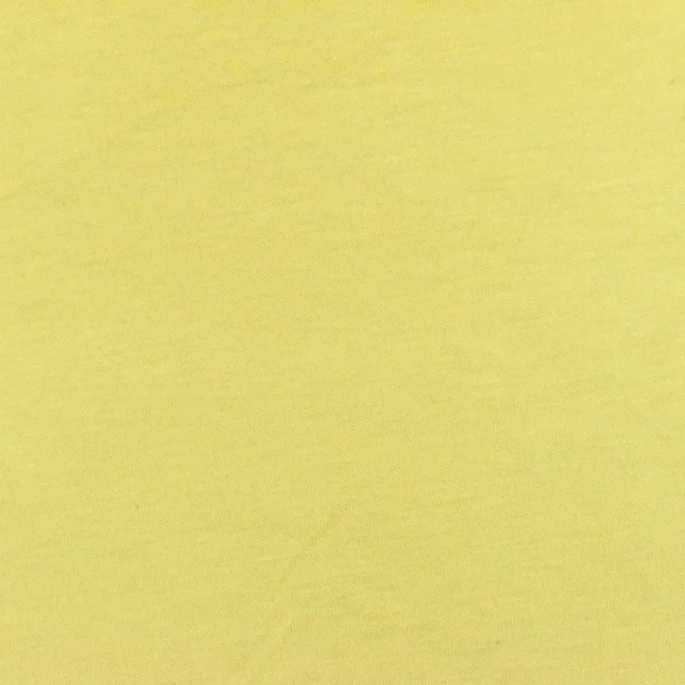 Pastel Yellow Solid Stretch Lycra Bamboo Jersey Knit Fabric