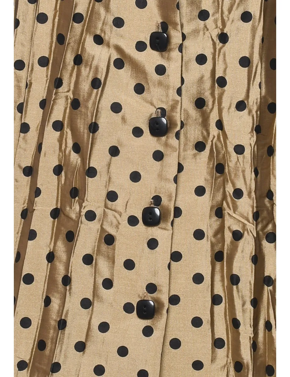 Polka Dots Evening Blouse - L