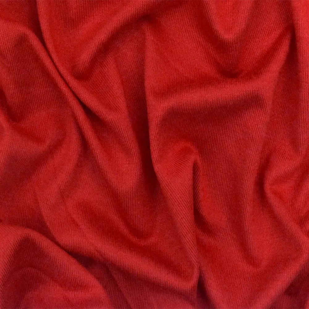 Poppy Red Stretch Rayon Jersey Knit Fabric