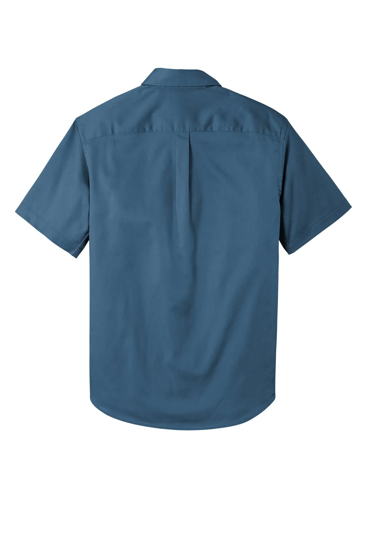 Port Authority® Short Sleeve SuperPro React™ Twill Shirt - Regatta Blue