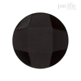 Round Black Nylon Shank Button 125500BA