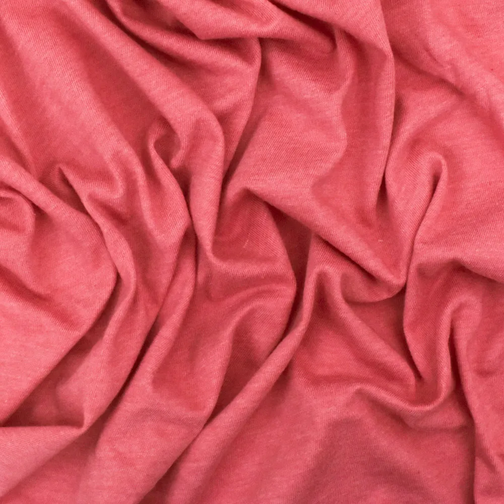 Sorbet Pink Stretch Jersey Knit Fabric