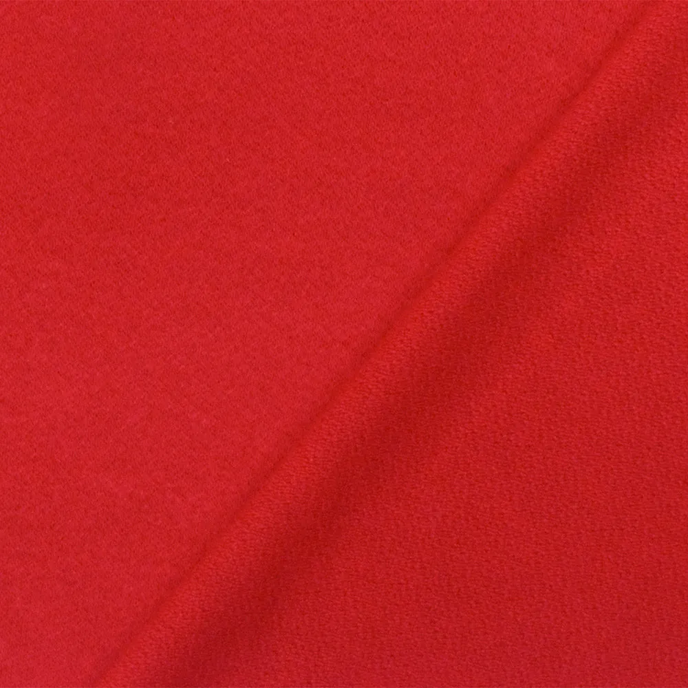 Super Red Solid Crepe-Like Stretch Jersey Knit Fabric