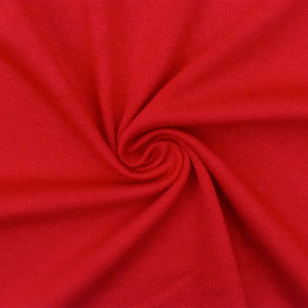 Super Red Solid Crepe-Like Stretch Jersey Knit Fabric