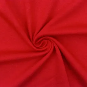 Super Red Solid Crepe-Like Stretch Jersey Knit Fabric