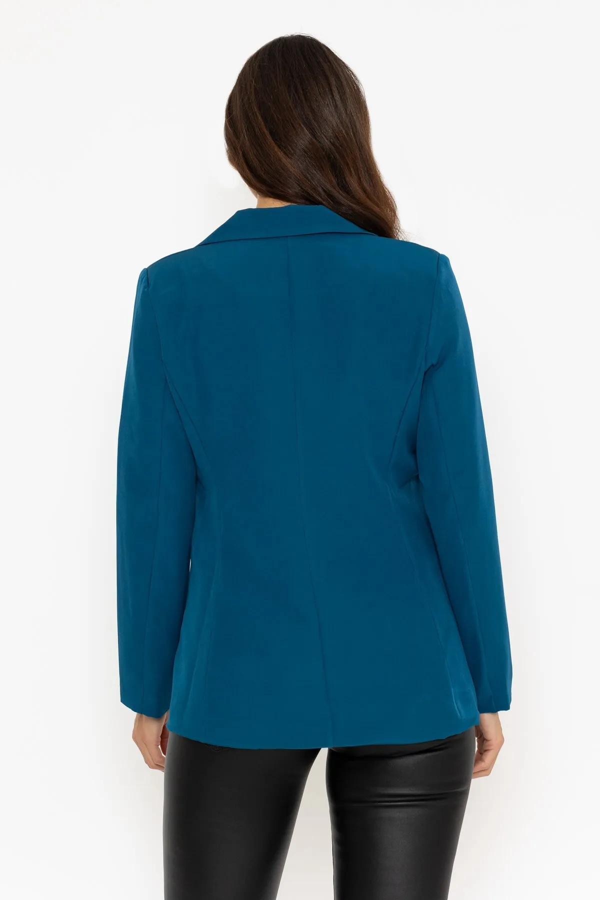 Teal Fitted Blazer